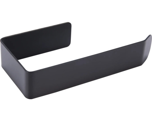 Suport negru pentru role de hârtie pentru montare pe perete