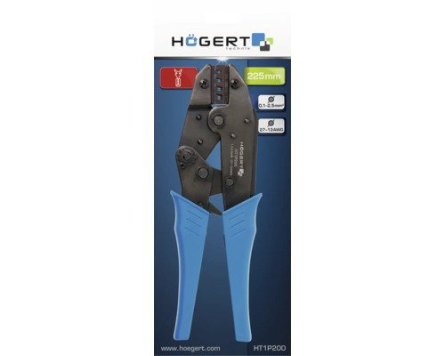 Clește de sertizat pini Högert 0,1-2,5 mm² | HORNBACH