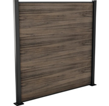 Gard de grădină din lemn și metal