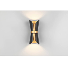 Lampa de perete din metal cu lumină sus și jos