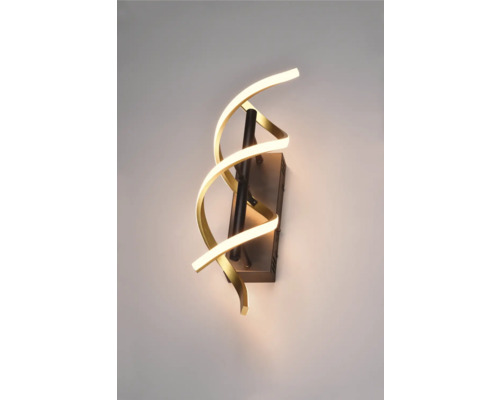 Lumină de perete modernă cu lumină LED răsucită