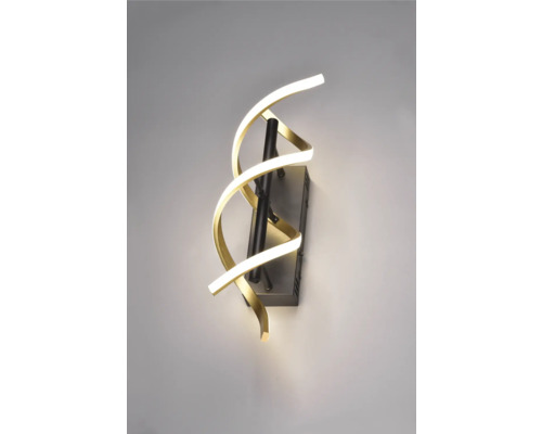 Lumină de perete modernă cu elemente LED curbate