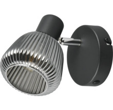 Lumină de perete cu abajur striat