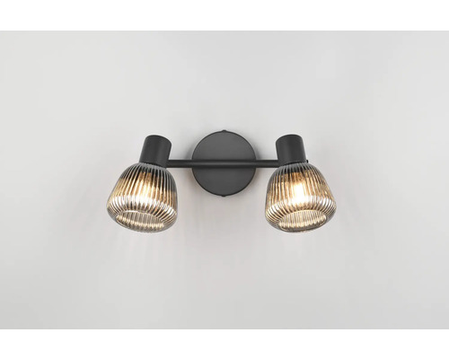 Lămpi de perete cu două lămpi din sticlă