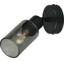 Lumină de perete cu sticlă fumurie