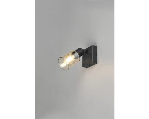 Lumină de perete cu cilindru de sticlă și sursă de lumină