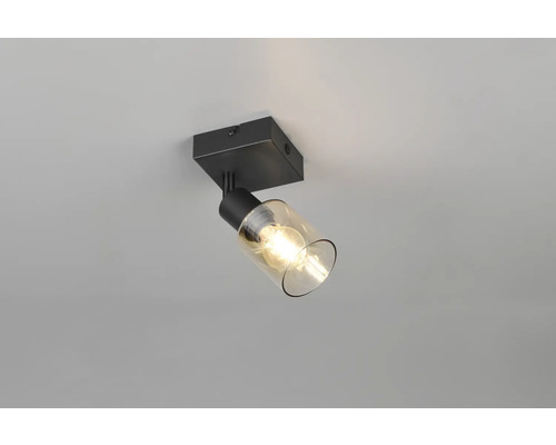 Spot de tavan cu abajur din sticlă pentru iluminat interior