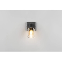 Lampa de perete cu sticlă transparentă și sursă de lumină