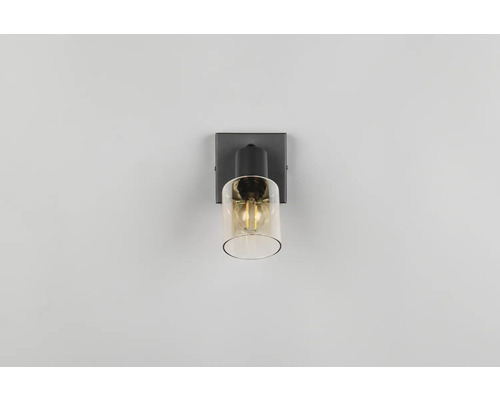 Lumină de perete cu cilindru de sticlă și sursă de lumină