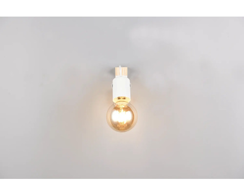 Lampă Edison cu soclu din lemn și plastic