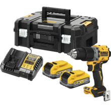 Set de șurubelniță cu acumulator cu doi acumulatori, încărcător și cutie de scule