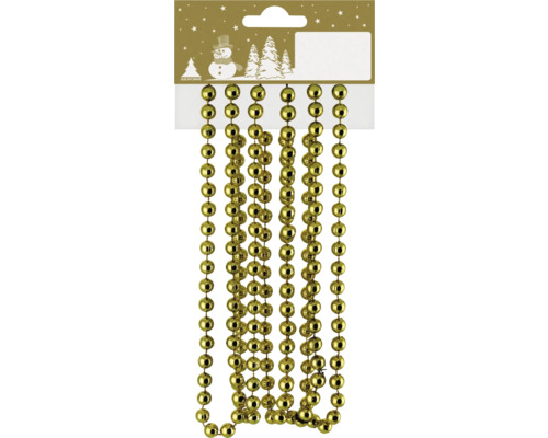 Ghirlandă cu bile aurii pentru decorare
