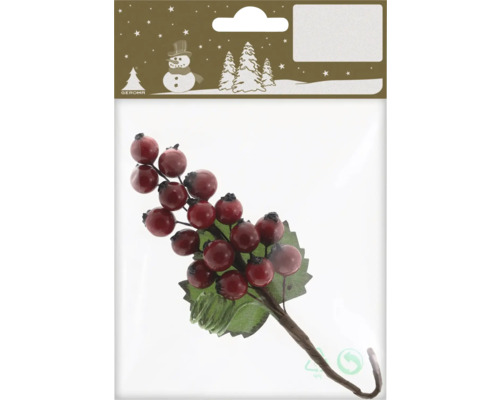 Imitație decorativă de boabe cu frunze în ambalaj