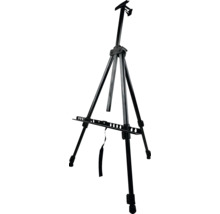 Șevalet negru pentru materiale de artă