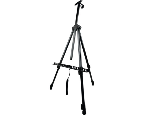 Șevalet negru pentru materiale de artă