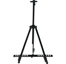 Șevalet negru pentru materiale de artă