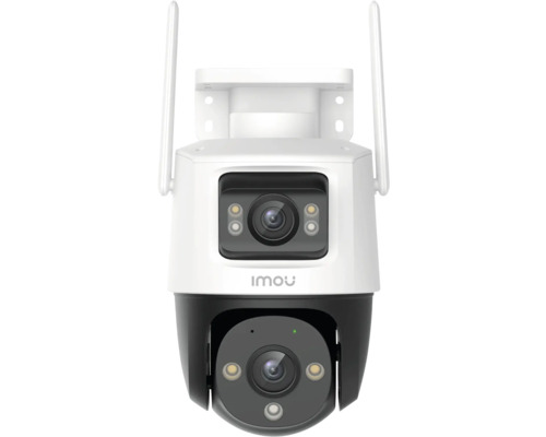 Cameră de supraveghere cu două lentile și antene