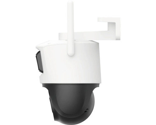 Cameră de supraveghere cu antenă și suport de perete