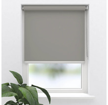 Rulou gri montată pe fereastră cu lanț de operare