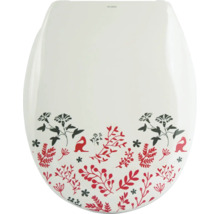 Capac de toaletă cu model floral