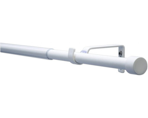 Bară de perdea cu suport și capăt