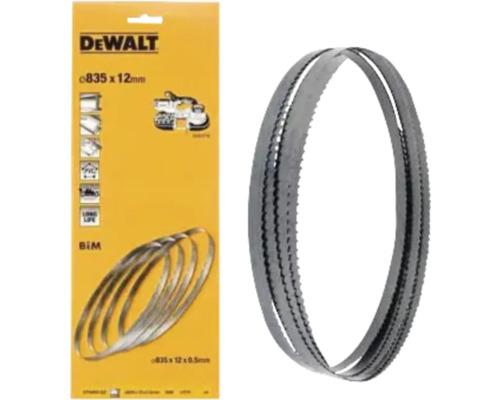 Pachet pânză de ferăstrău cu bandă DeWalt 835 x 12 milimetri