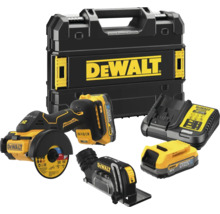 Set Dewalt de ferăstrău circular metal cu acumulatori, încărcător și valiză