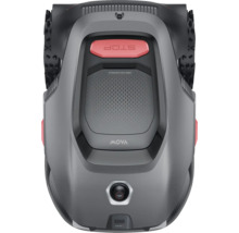 Vedere de sus a unui robot de tuns iarba