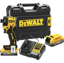 Set de impact cu acumulator DeWalt cu acumulator, încărcător și cutie de scule