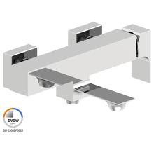 Baterie de baie montată pe perete cu certificare DVGW