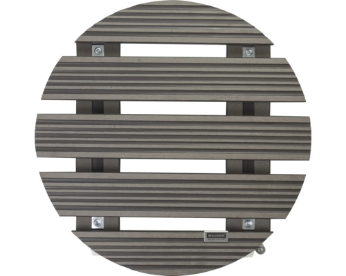 Placă rotundă pentru terasă din lemn