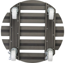 Suport cu rotile din plastic pentru jardiniere