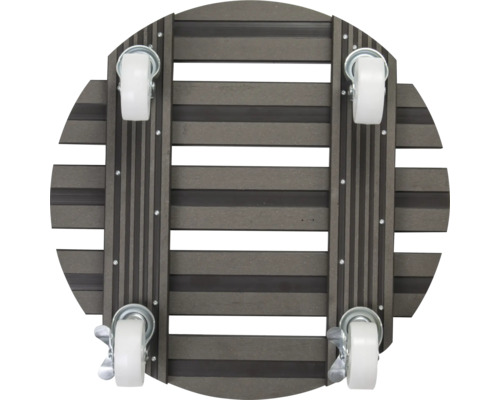 Suport cu rotile din plastic pentru jardiniere