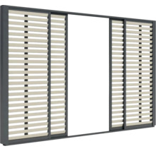 Ușă glisantă cu umplutură cu lamele pentru interior