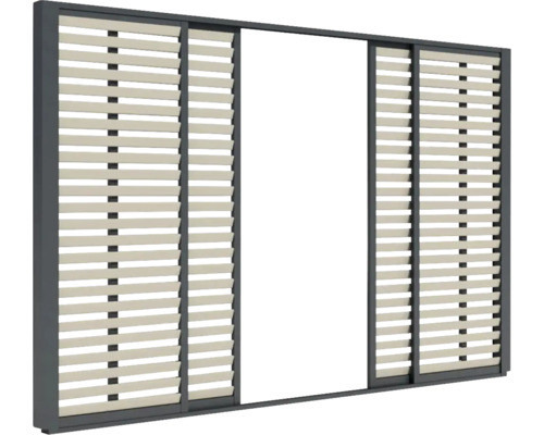 Ușă glisantă cu umplutură cu lamele pentru interior