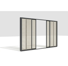 Panou de gard cu lamele orizontale