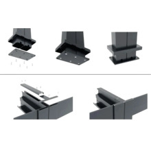 Ilustrație a asamblării unui acoperiș de terasă