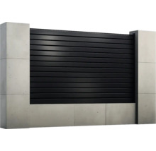 Gard de protecție vizuală cu stâlpi de beton