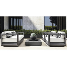 Set mobilier de grădină cu canapele, fotolii și măsuță de cafea