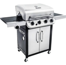 Grătar pe gaz cu patru arzătoare, masă laterală și dulap