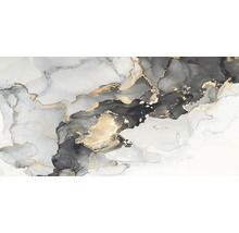 Model abstract de marmură în gri și auriu