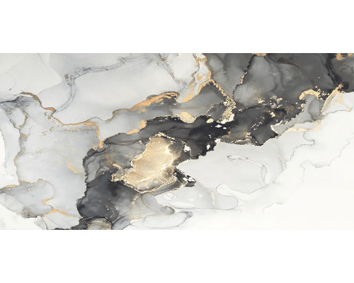 Model abstract de marmură în gri și auriu