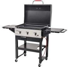 Grătar pe gaz Char-Broil cu trei arzătoare, rafturi și dulap inferior