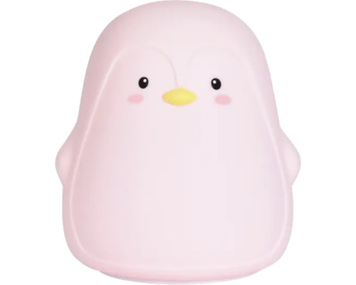 Lampă de veghe cu LED Sally P 1W 54 lumeni, lumină RGB, alb pentru camera copiilor Lumină de veghe pinguin
