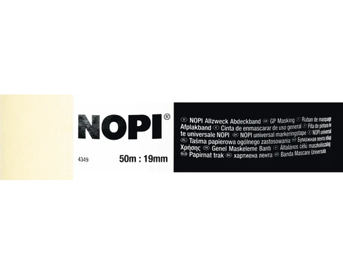 Bandă de mascare universală NOPI, 50 metri pe 19 milimetri