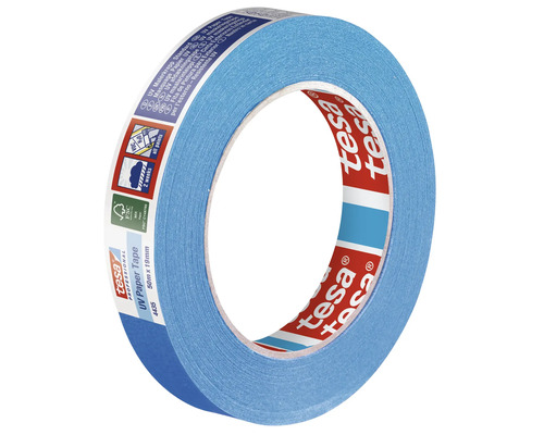 Bandă de mascare Tesa din hârtie UV, 50 metri x 19 milimetri