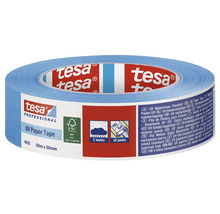 Bandă de mascare din hârtie Tesa rezistentă la UV 50 metri pe 30 milimetri