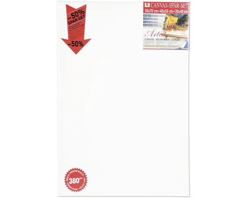 Set pânze pictură 50x70, 40x50 și 30x40 centimetri