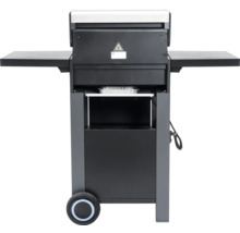 Cărucior grătar cu spații de depozitare și roți