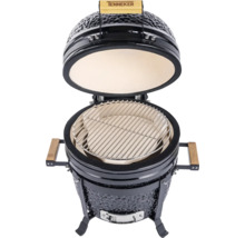 Grătar ceramic deschis cu grătar și logo Tenneker